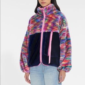 UGG Marlene Sherpa Jacket in PIXELATE
